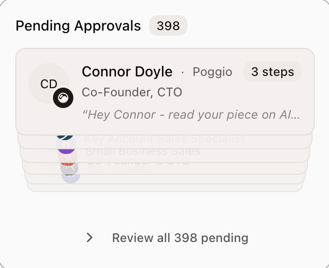 Personalized Outreach preview